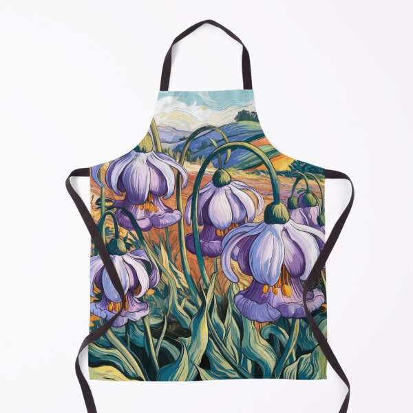 Item preview, Blue fritillary flowers,style Van Gogh. designed and sold by elegantpaterns.