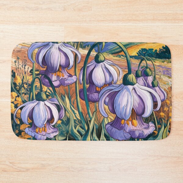 Item preview, Blue fritillary flowers,style Van Gogh. designed and sold by elegantpaterns.