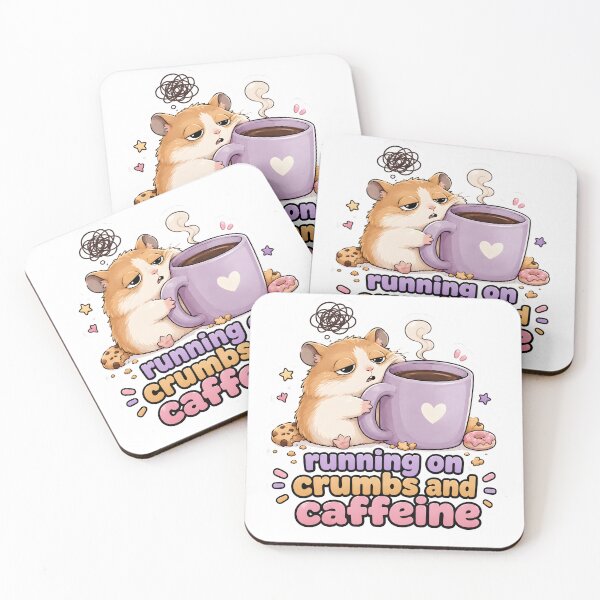 Item preview, Running on Crumbs and Caffeine designed and sold by SRY SHOP.