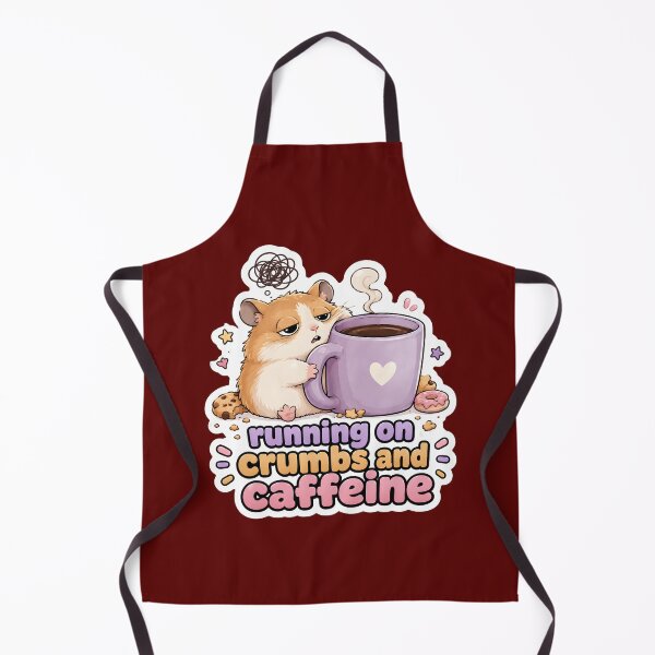 Item preview, Running on Crumbs and Caffeine designed and sold by SRY SHOP.