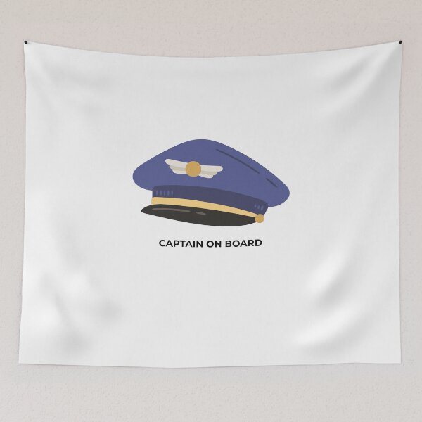 Item preview, Captain On Board - Pilot Aviation Design designed and sold by onubi.