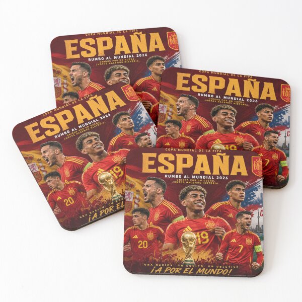 Item preview, Spain – Road to 2026 World Cup Poster designed and sold by ARbyCharlie.