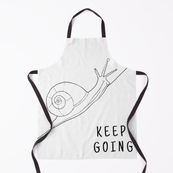 Item preview, Steady Climb – Snail Moving Uphill Line Art designed and sold by Karszul.