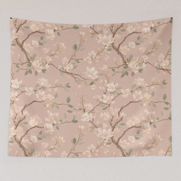 Item preview, Pastel Sakura Flower | Vibrant Floral Japanese Watercolour Design designed and sold by Desolaa_Arts.
