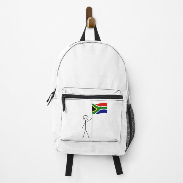 Item preview, Stick Figure Holding African Flag designed and sold by ScribbleHaus.