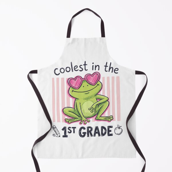Item preview, Coolest in the 1st Grade Frog Shirt | Cute Back to School Frog with Heart Sunglasses designed and sold by JadmeStudio.