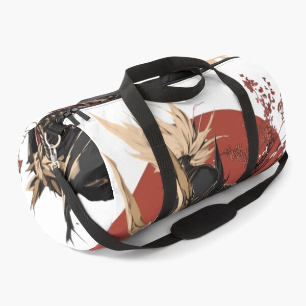 Item preview, Samurai Spirit Warrior Art – Japanese Oni Mask Samurai with Red Sun Vintage Anime Style designed and sold by Dyan4.