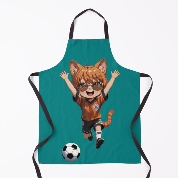 Item preview, Cute Chibi Fox Soccer Player Celebrating designed and sold by BLUESKY11a.