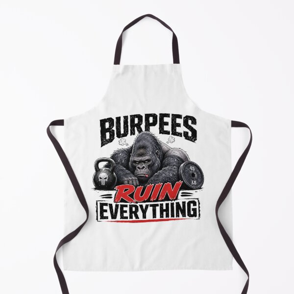 Item preview, Burpees Ruin Everything Gorilla designed and sold by silverbackHQ.