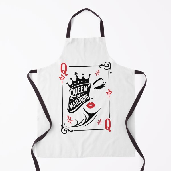 Item preview, Queen Of Mahjong Playing Card Style Funny Mahjong designed and sold by designclub.