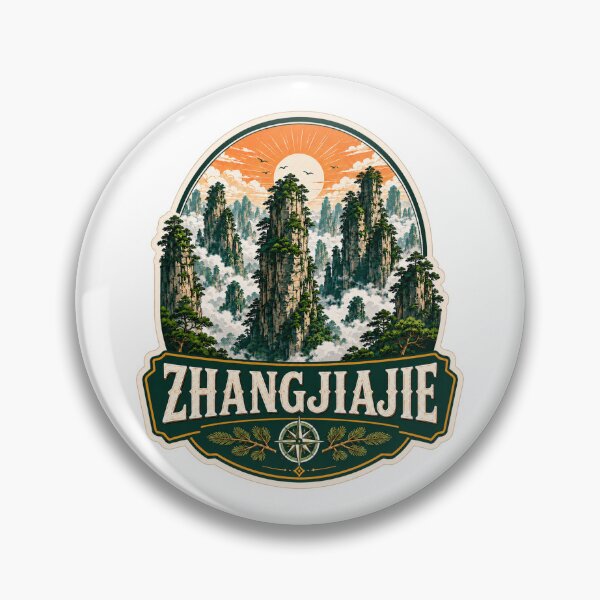 Item preview, Zhangjiajie Avatar Mountains China Travel Design designed and sold by ArtsyExplorer.