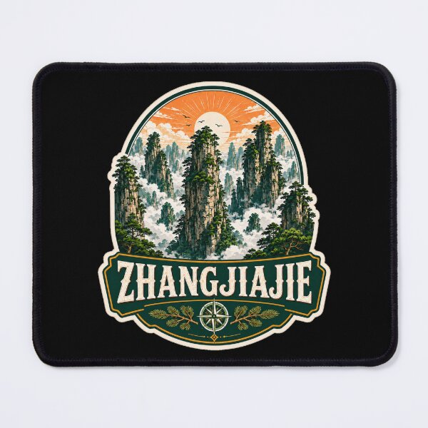 Item preview, Zhangjiajie Avatar Mountains China Travel Design designed and sold by ArtsyExplorer.