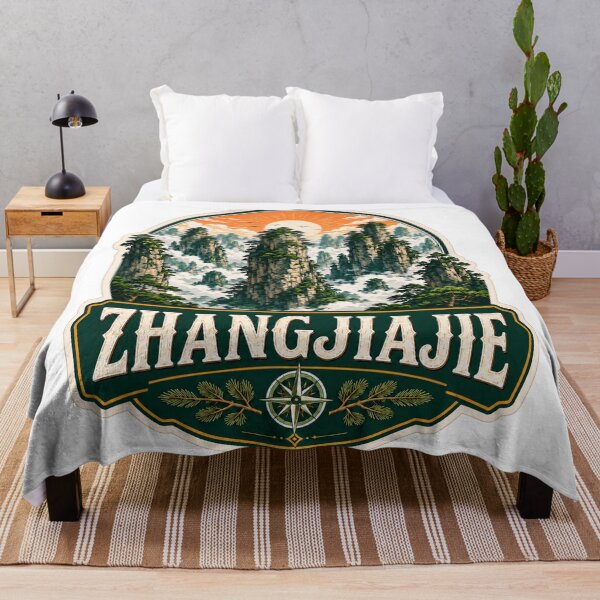 Item preview, Zhangjiajie Avatar Mountains China Travel Design designed and sold by ArtsyExplorer.