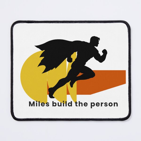 Item preview, Miles Build the Person (Running) designed and sold by RunningWhiskers.