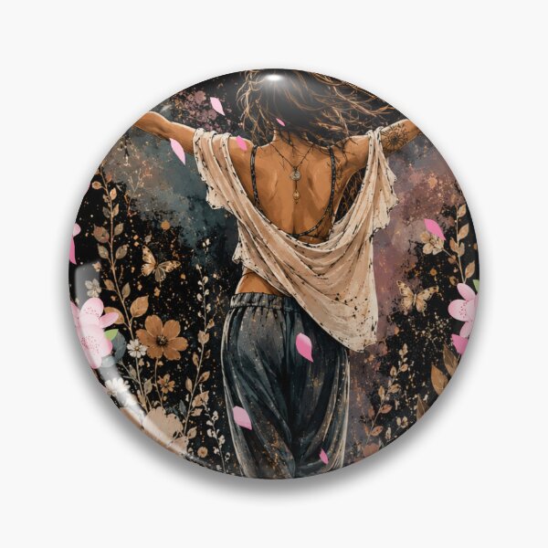 Item preview, Celestial Boho Soul Cherry Blossom Floral Graphic Tee designed and sold by Cvartstore.