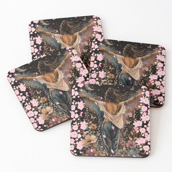 Item preview, Celestial Boho Soul Cherry Blossom Floral Graphic Tee designed and sold by Cvartstore.