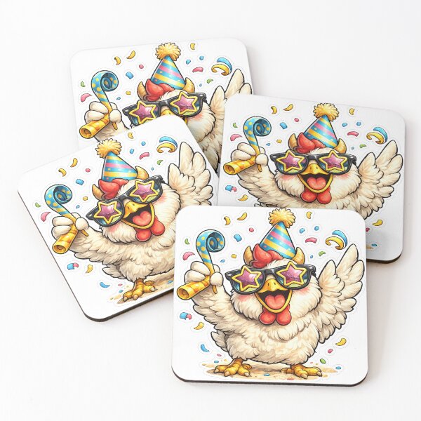 Item preview, Party Chicken designed and sold by Wild Horizon Studio.