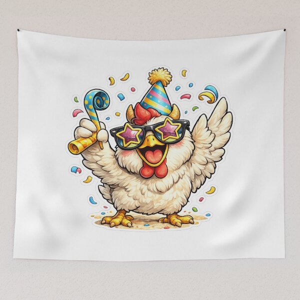 Item preview, Party Chicken designed and sold by Wild Horizon Studio.