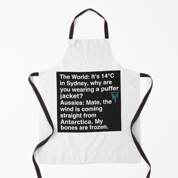 Item preview, Sydney 14 Degrees Antarctica Wind Puffer Jacket Funny Meme designed and sold by SADIKUL FASHION.