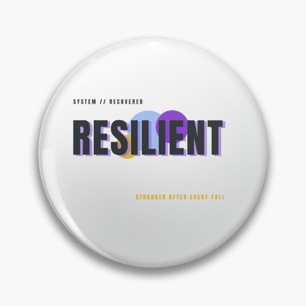 Item preview, RESILIENT – Stronger After Every Fall Typography Design designed and sold by HeartAndArtShop.