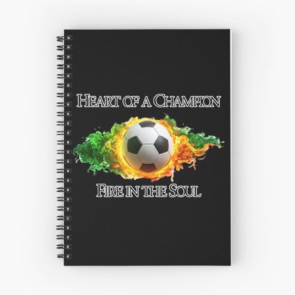 Item preview, Heart Of A Champion Soccer Shirt, Fire In The Soul Football Tee, Motivational Sports Fan Graphic T-Shirt, Soccer Player Athlete Gift, Inspirational Football Coach Sweatshirt designed and sold by E20STUDIO.
