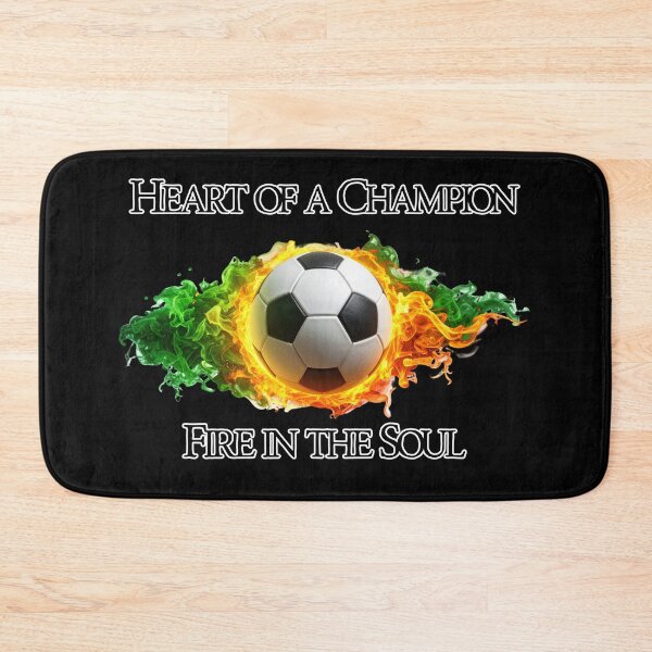 Item preview, Heart Of A Champion Soccer Shirt, Fire In The Soul Football Tee, Motivational Sports Fan Graphic T-Shirt, Soccer Player Athlete Gift, Inspirational Football Coach Sweatshirt designed and sold by E20STUDIO.