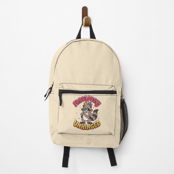 Item preview, Fabulously Unhinged Raccoon Rainbow Crown Pride Graphic — Funny LGBT Dark Humor Confidence designed and sold by SkTee2k.