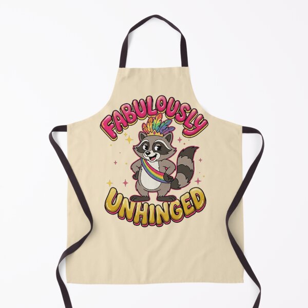Item preview, Fabulously Unhinged Raccoon Rainbow Crown Pride Graphic — Funny LGBT Dark Humor Confidence designed and sold by SkTee2k.