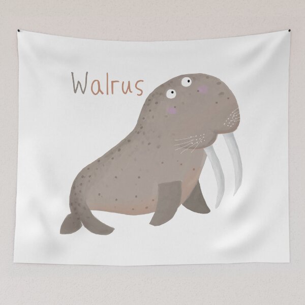 Item preview, W Is For Walrus Illustrated By Artist Carla Daly designed and sold by Carla Daly.