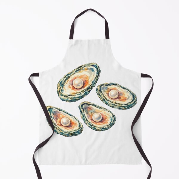 Item preview, Watercolor Oyster Shell Illustration designed and sold by TheSlowShore.