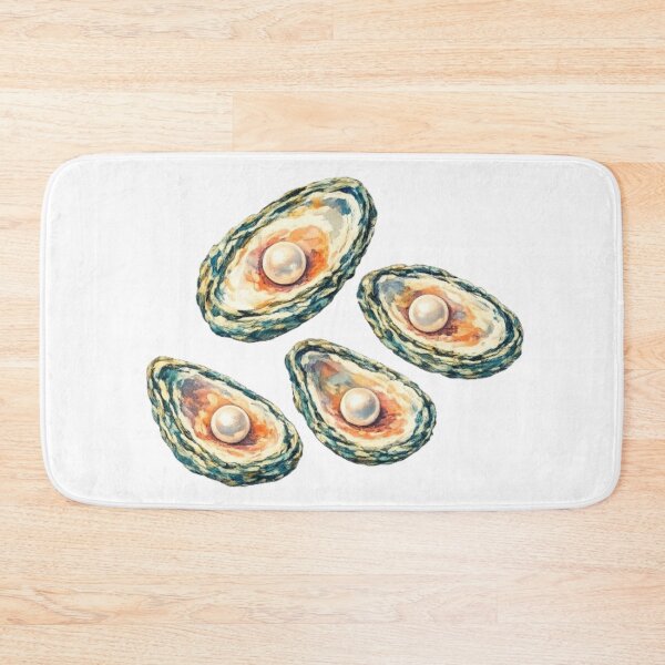Item preview, Watercolor Oyster Shell Illustration designed and sold by TheSlowShore.