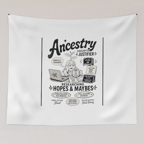 Item preview, Ancestry subscription justifier designed and sold by Peerless-Prime.
