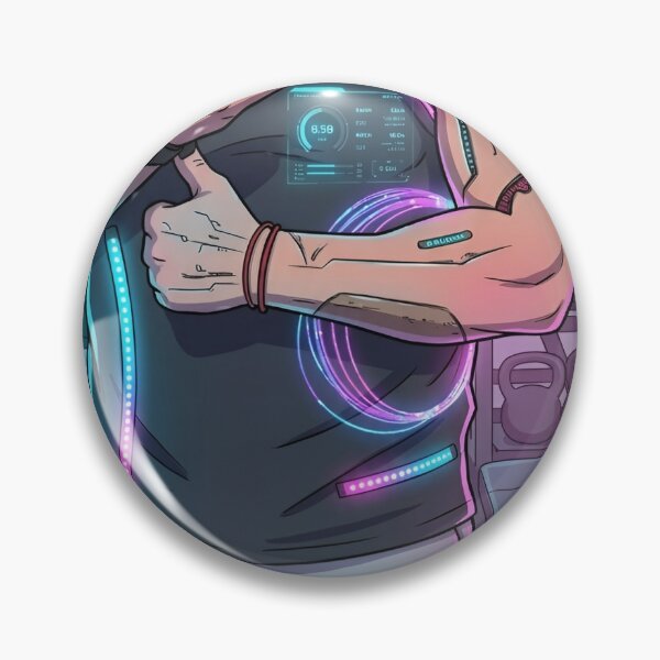 Item preview, Cyberpunk Street samurai Neon Futuristic Techwear Agebt Tokio designed and sold by PowerArtUa.