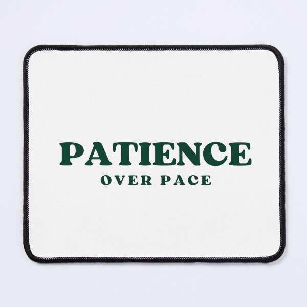 Item preview, Patience over Pace (Running) designed and sold by RunningWhiskers.