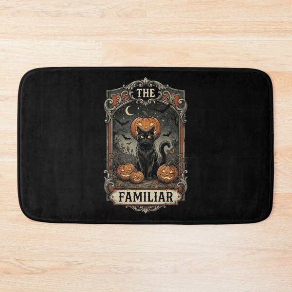 Item preview, Black Cat Witch Familiar Halloween Gothic Spooky Night designed and sold by longngusuc.