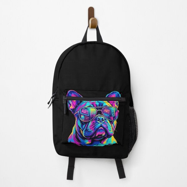 Item preview, Pop Art French Bulldog NYC Sunglasses - Neon Colorful Dog designed and sold by Pfotenfaden.