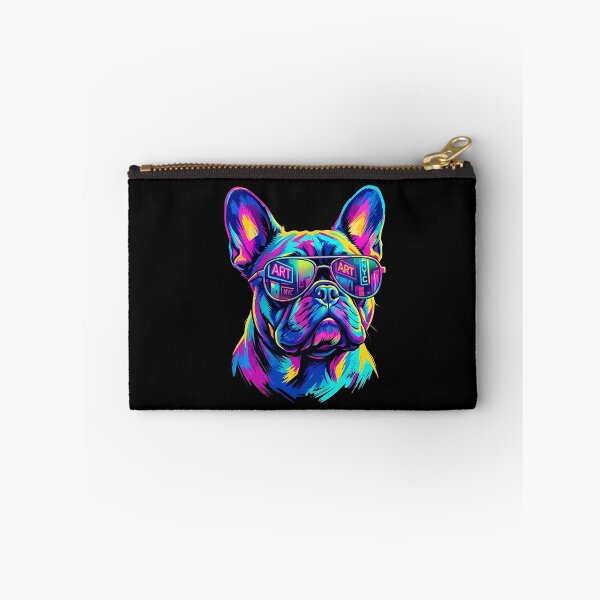 Item preview, Pop Art French Bulldog NYC Sunglasses - Neon Colorful Dog designed and sold by Pfotenfaden.