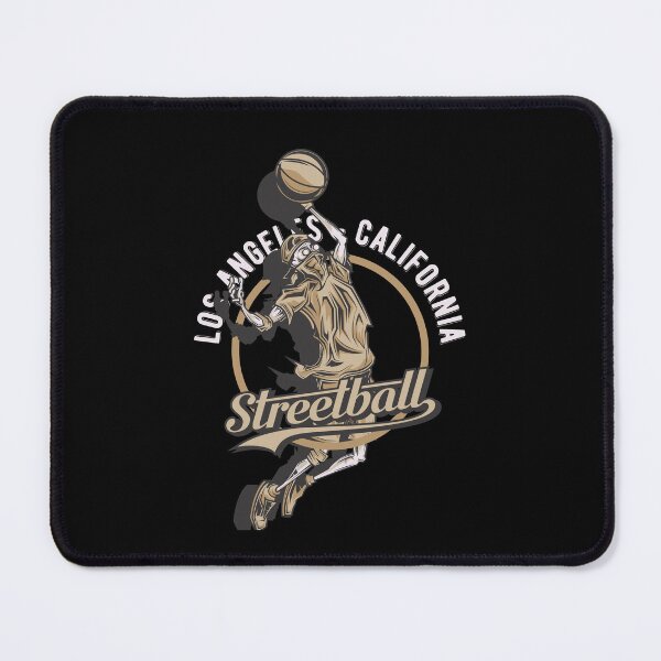 Item preview, Los Angeles California Streetball Basketball Player Vintage Badge Urban Art designed and sold by DERA RAY.
