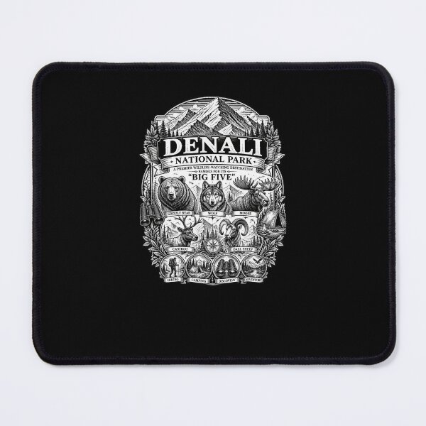 Item preview, THE BIG FIVE. Denali National Park Wildlife. designed and sold by Birdie and Flynn.