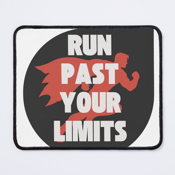 Item preview, Run Past Your Limits (Running) designed and sold by RunningWhiskers.