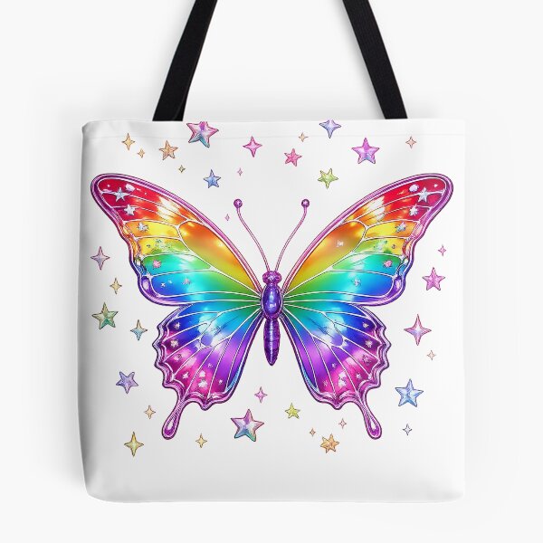 Item preview, Rainbow Butterfly Y2K designed and sold by SilkBrushDreams.