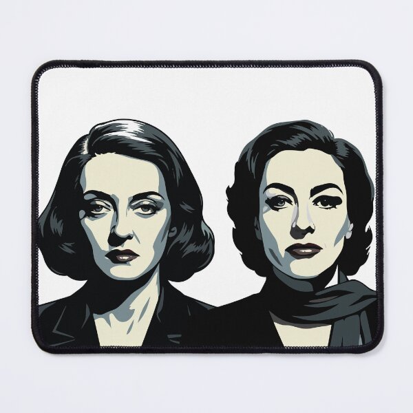 Item preview, Bettie Davis and Joan Crawford Portraits designed and sold by tigrootiger.