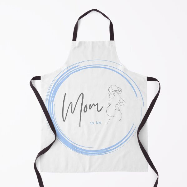Item preview, Mom to Be Minimal Line Art - Light Blue designed and sold by MedusaGialla.