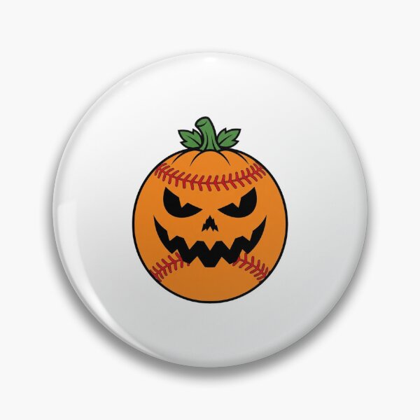 Item preview, Halloween Baseball Pumpkin Jack-O-Lantern Spooky Sports designed and sold by longngusuc.