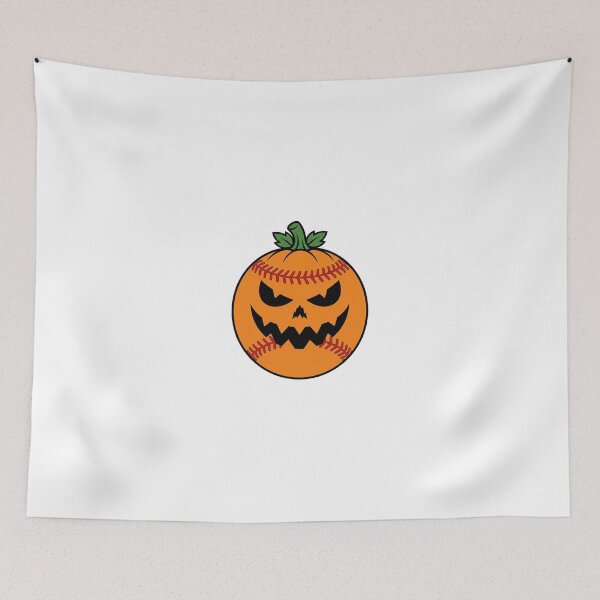 Item preview, Halloween Baseball Pumpkin Jack-O-Lantern Spooky Sports designed and sold by longngusuc.