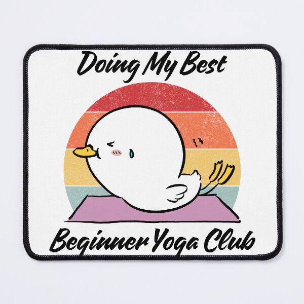 Item preview, Doing My Best Beginner Yoga Club designed and sold by E20STUDIO.