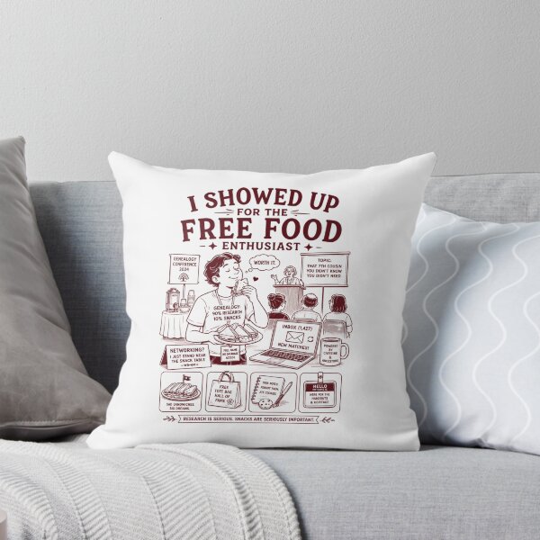 Item preview, I showed up for the free food enthusiast designed and sold by Peerless-Prime.