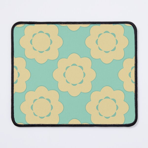 Item preview, Bold Vintage Flower Design in light green designed and sold by StefanStudioArt.