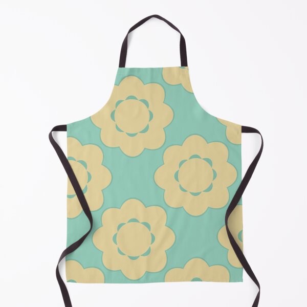 Item preview, Bold Vintage Flower Design in light green designed and sold by StefanStudioArt.