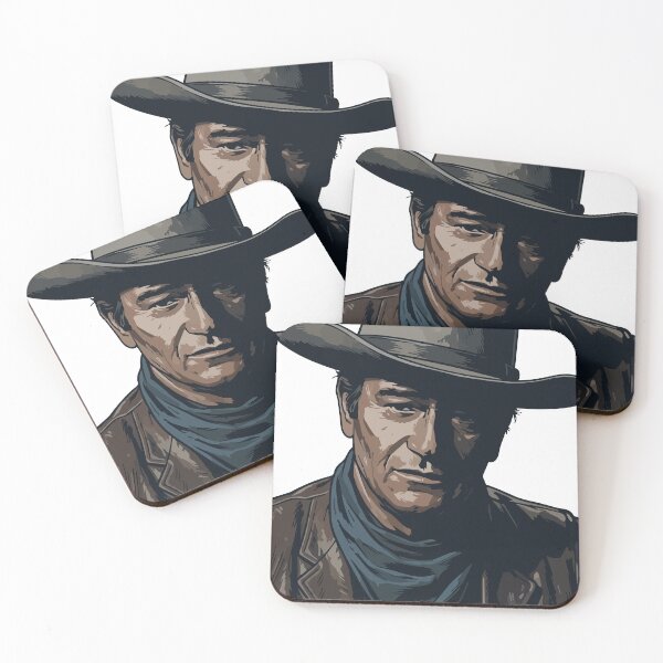 Aperçu de l'œuvre Portrait de cowboy de John Wayne créée et vendue par tigrootiger.